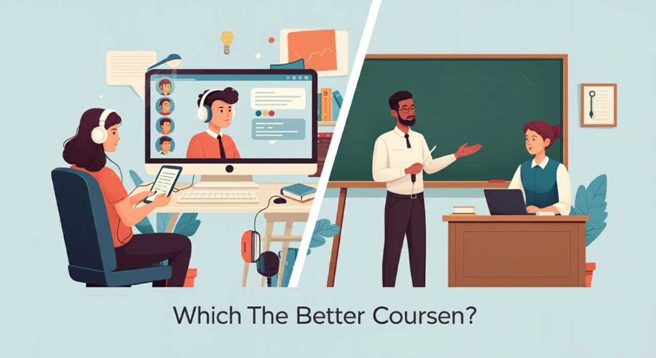 Cursos de Inglês Online vs. Presenciais: Qual a Melhor Opção?