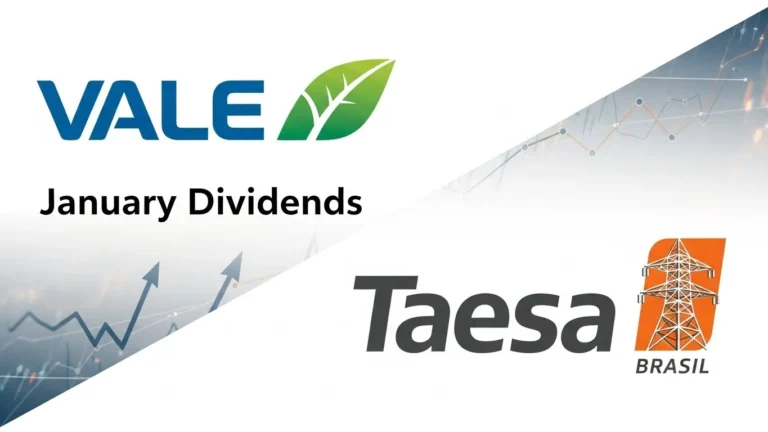 Agenda de Dividendos de Janeiro: o que Esperar de Vale e Taesa?