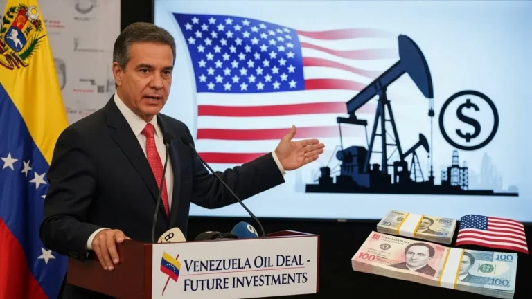 Venezuela Usará Receita de Acordo Petrolífero para Comprar Produtos dos EUA A Venezuela Usará Receita De Acordo Petrolífero Para Comprar Produtos Dos EUA.